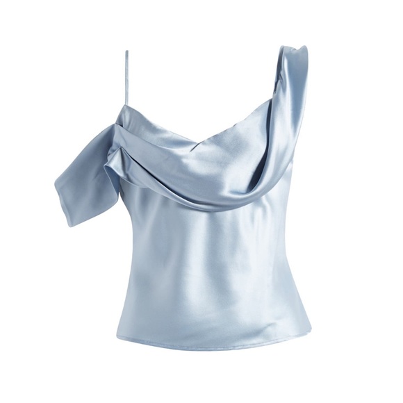 REFORMATION Ronda Silk Top - Picture 4 of 6